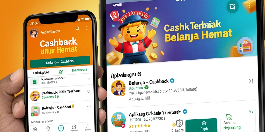 Antarmuka aplikasi API66 yang intuitif dan menarik untuk fungsi Cashback.