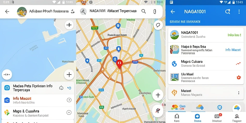 Tampilan utama NAGA1001 dengan informasi lalu lintas terkini.