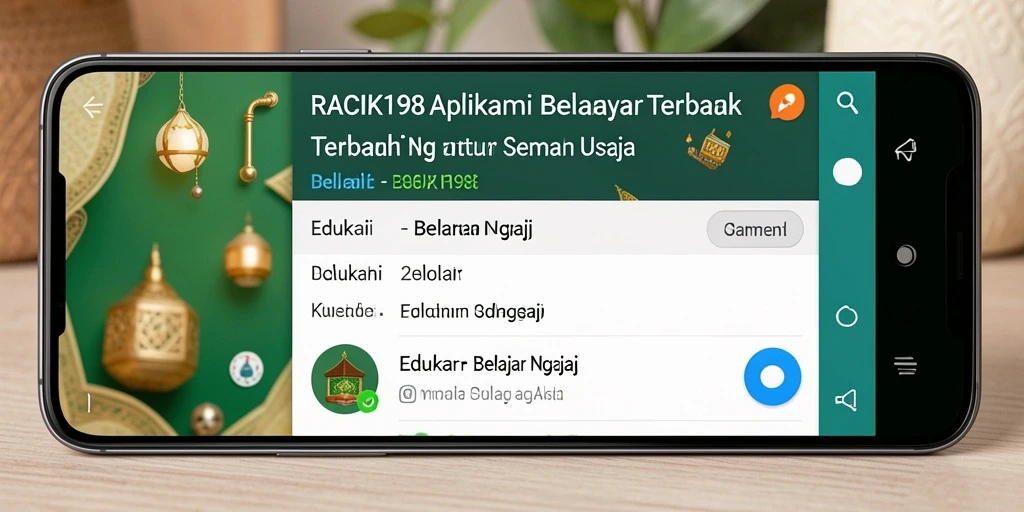Tampilan antarmuka aplikasi RACIK198 yang intuitif dan menarik.